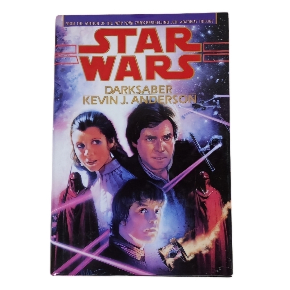 Star Wars Dark Saber Vintage 1995 Hardcover Book By Kevin Anderson